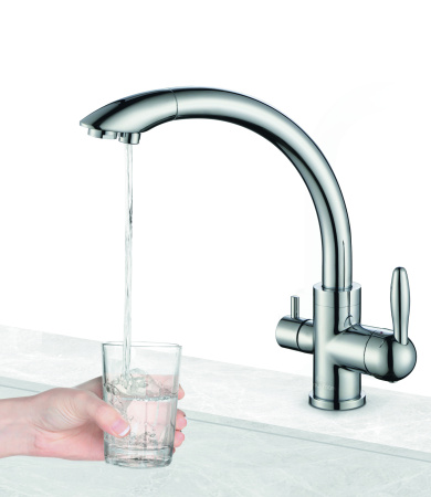 Смеситель для кухни Paulmark ESSEN Es213001-CR на раковину хром без термостата